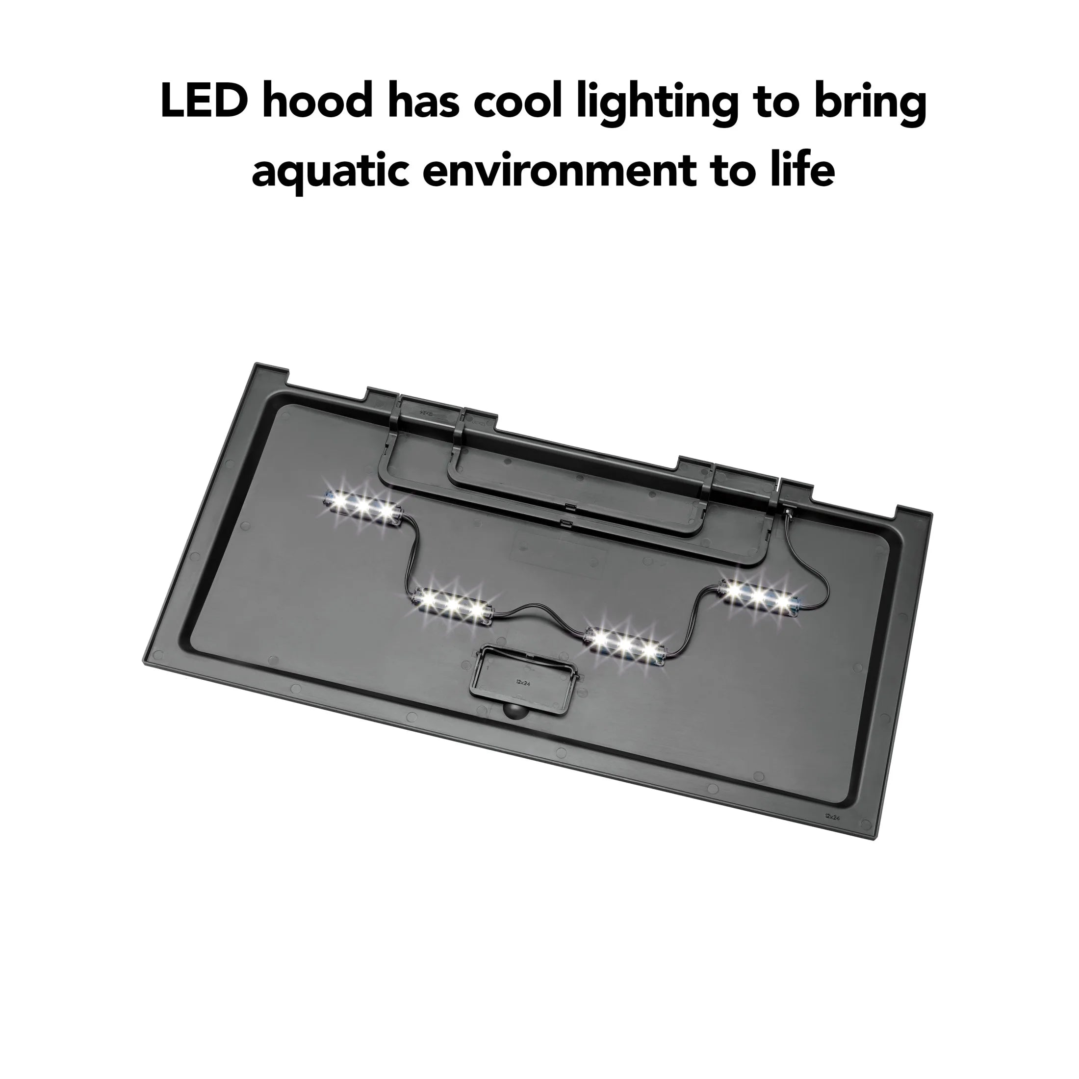 Aquarium Fish Tank Starter Kit with LED Lighting 20 High