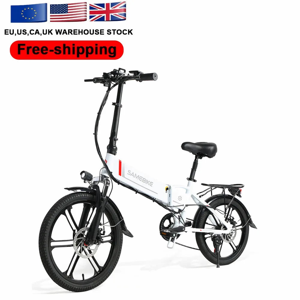 EU Dropshipping Classic Design City Commuting Ebike 20inch Folding Electric Bicycle 48V10AH E-Cycle for Adult