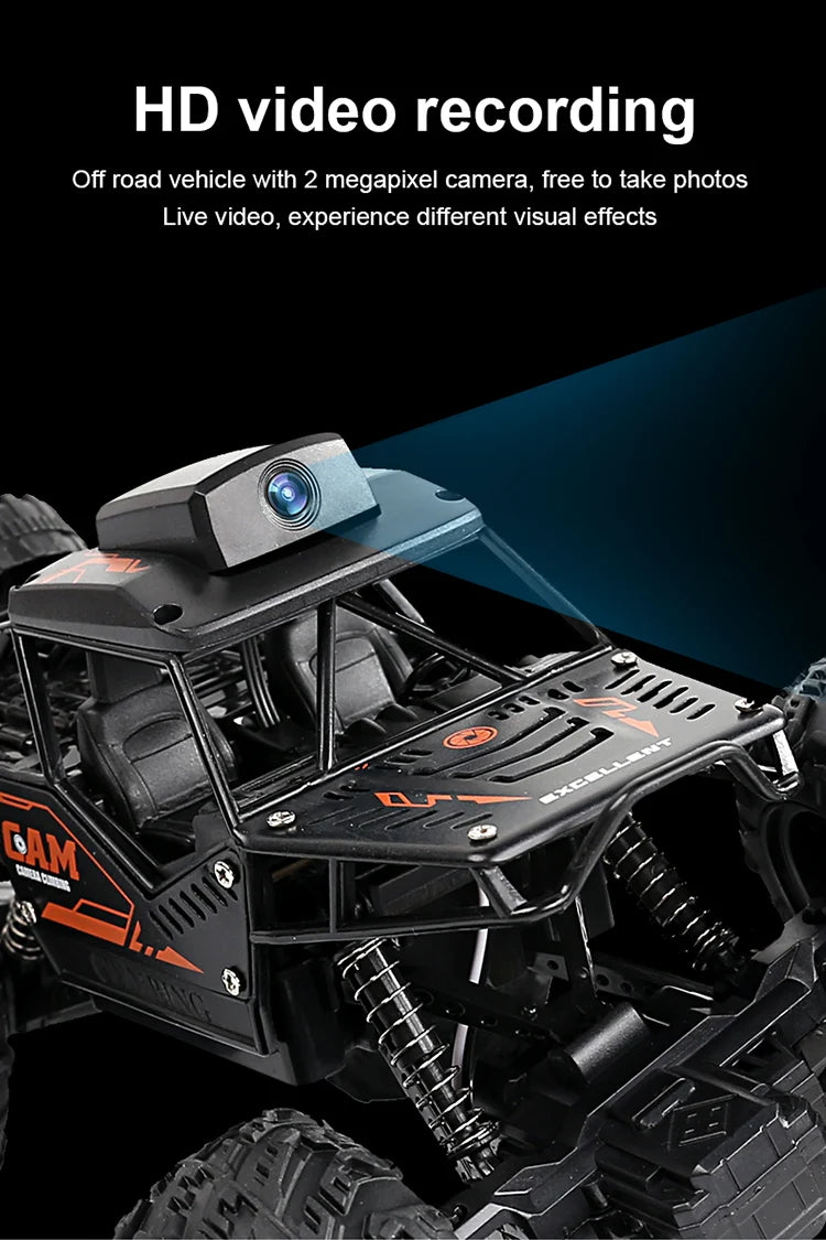 2.4Ghz Remote Control Car with Camera WiFi 720P HD FPV Camera,  1/18 Scale -Road Stunt Rc Car Gesture Rc Car