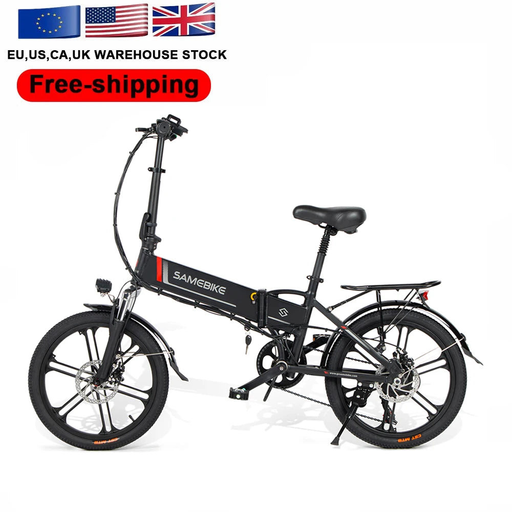 EU Dropshipping Classic Design City Commuting Ebike 20inch Folding Electric Bicycle 48V10AH E-Cycle for Adult