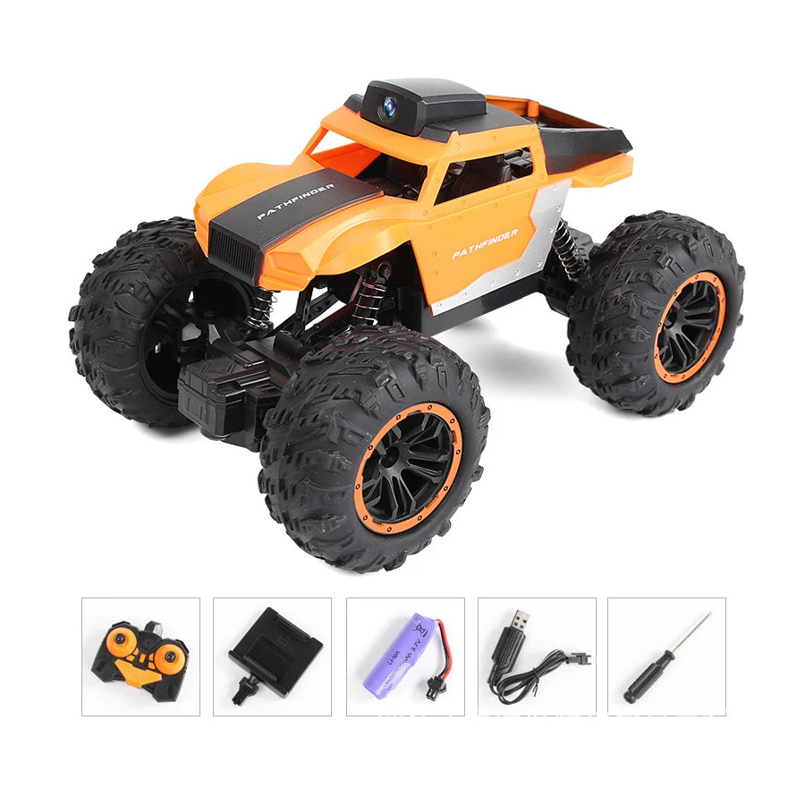 2.4Ghz Remote Control Car with Camera WiFi 720P HD FPV Camera,  1/18 Scale -Road Stunt Rc Car Gesture Rc Car