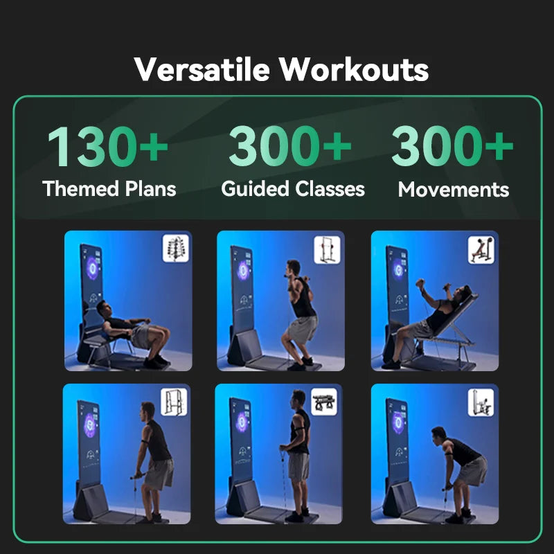 AEKE Corporate Commercial Use Smart Home Gym Multi-Station Cable Crossover Exercise Set with Aluminum Alloy for Body Building