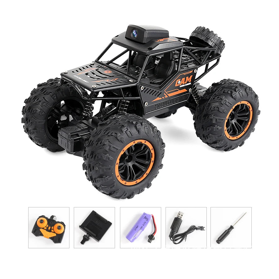 2.4Ghz Remote Control Car with Camera WiFi 720P HD FPV Camera,  1/18 Scale -Road Stunt Rc Car Gesture Rc Car
