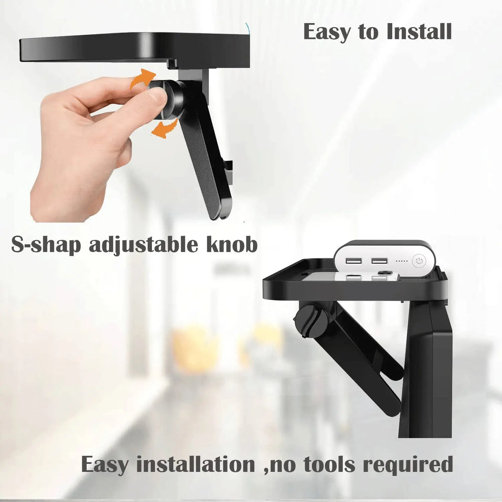 Adjustable TV Screen Top Storage Shelf Monitor Organizer Rack Holder Practical Home Storage Computer Office Multifunctional Rack