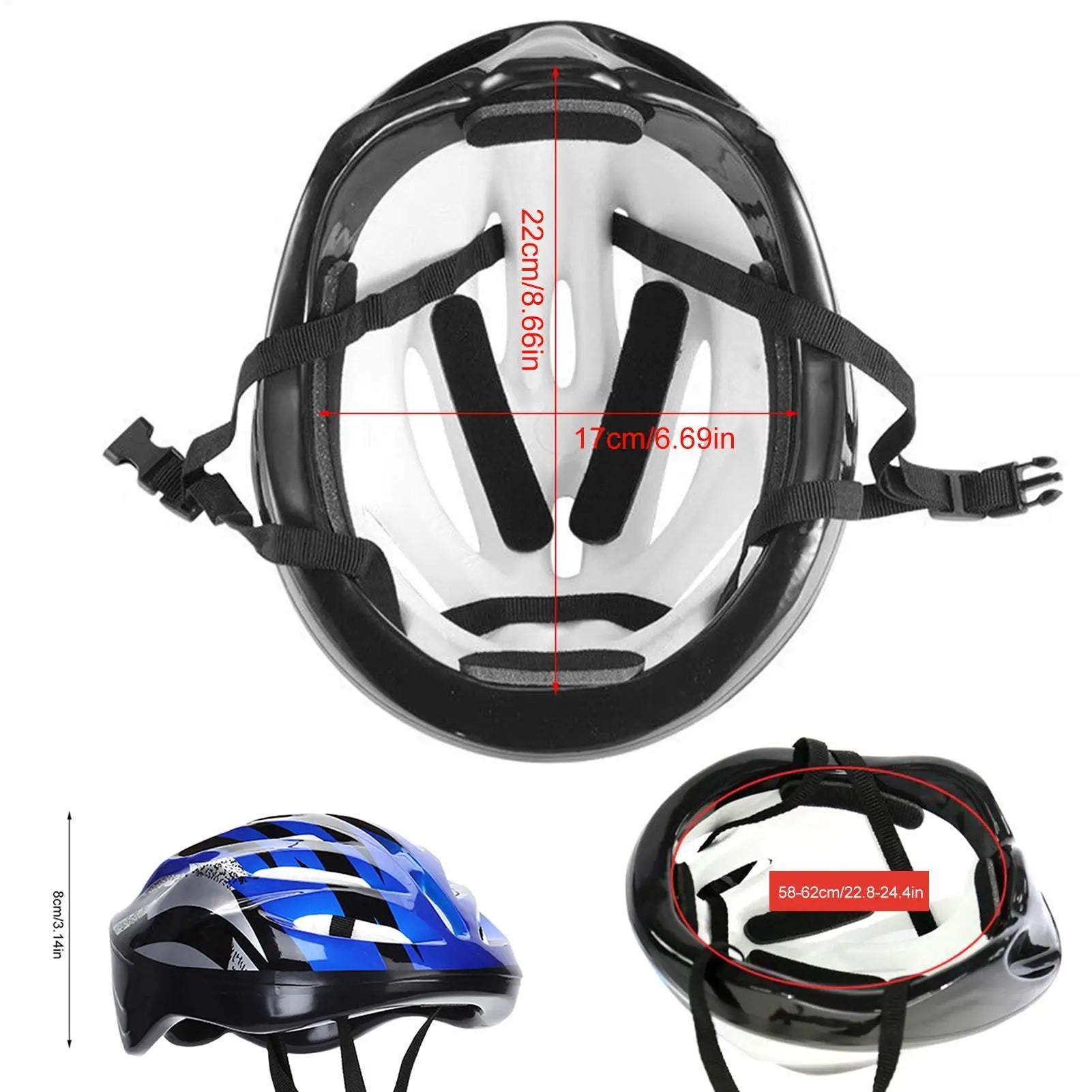 Bicycle Helmets Lightweight Bike Helmets for Men Women Bicycle Helmets for Bicycle Skateboard Road Bike Skating Roller Skates