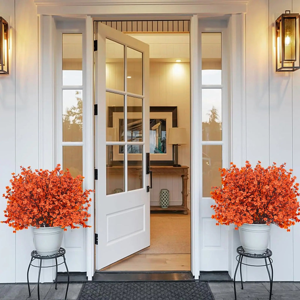 3/1Pcs Fall Babys Breath Artificial Flowers Fake Plants for Home Wedding Centerpiece Table Thanksgiving Party Autumn Decorations