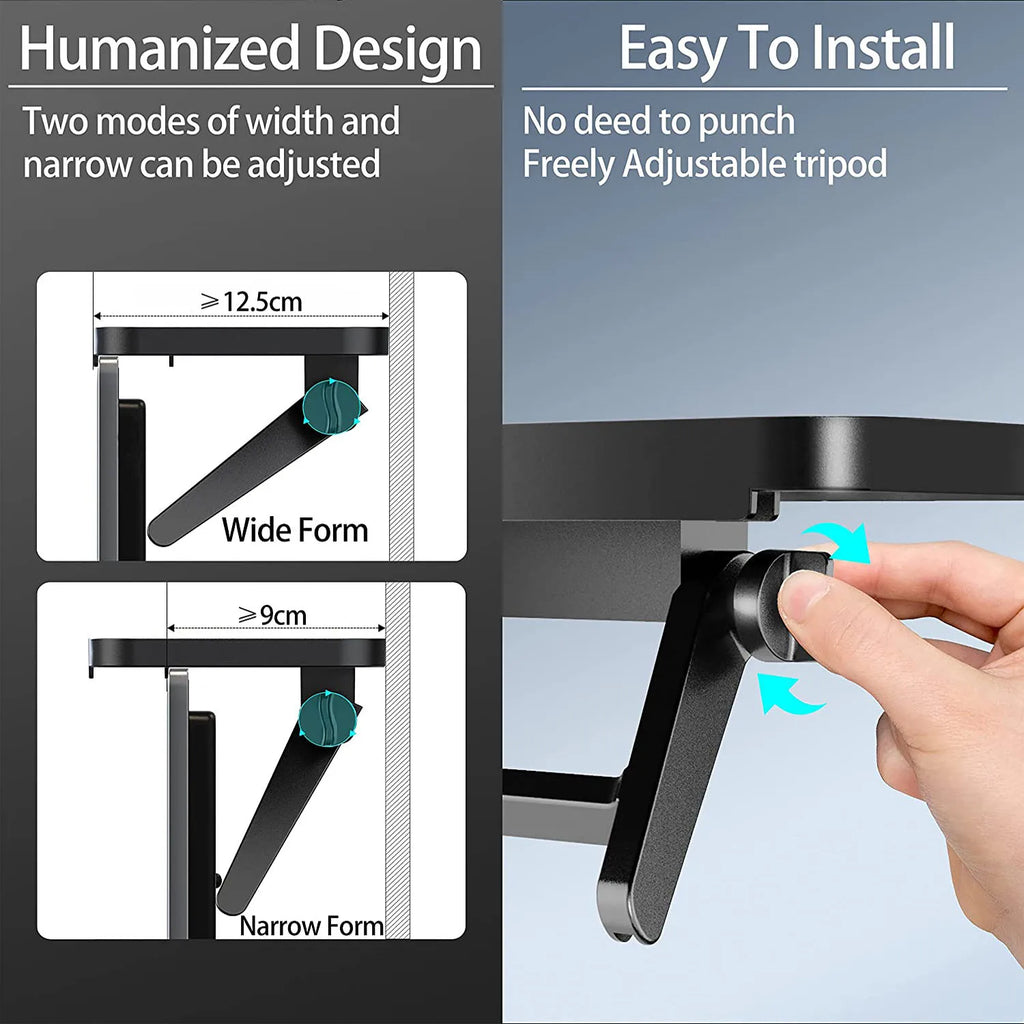 Adjustable TV Screen Top Storage Shelf Monitor Organizer Rack Holder Practical Home Storage Computer Office Multifunctional Rack